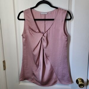 Women's Pink Sleeveless Top